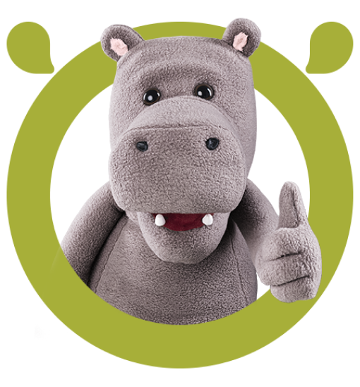 Hippo holding board, Save 'R390 on car insurance'