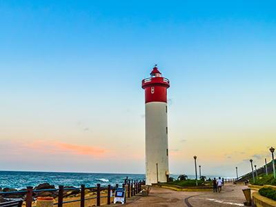Umhlanga Lighthouse in Durban north, KwaZulu Natal