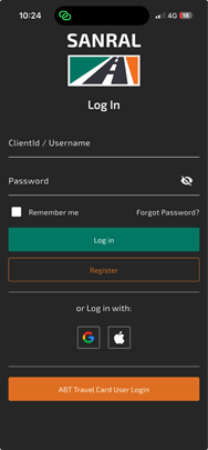 Login Screen