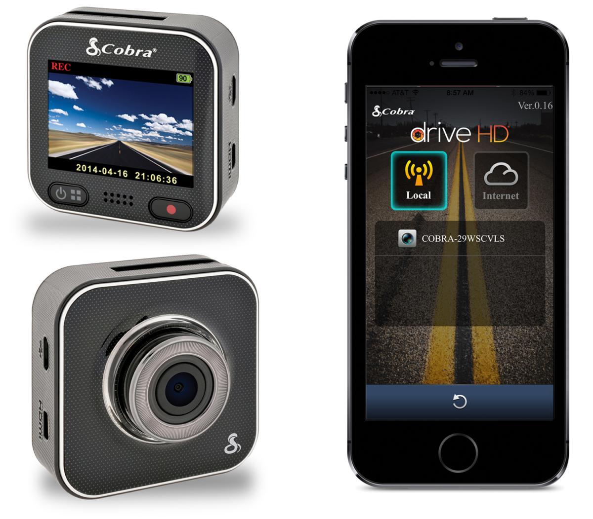 Cobra CDR 900 Drive HD Dash Cam with Wi-Fi