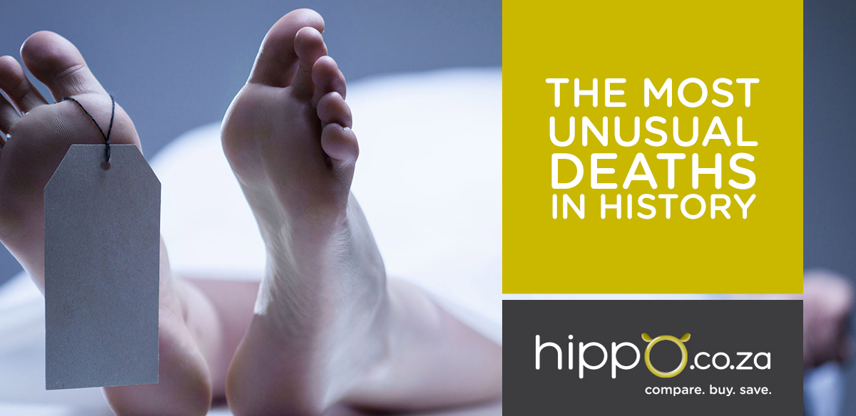 Most Unusual Deaths in History | Funeral Cover | Hippo.co.za