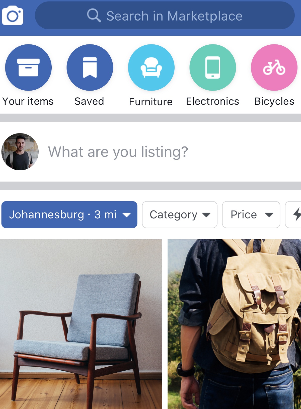 Search in Facebook Marketplace | Business Insurance | Hippo.co.za