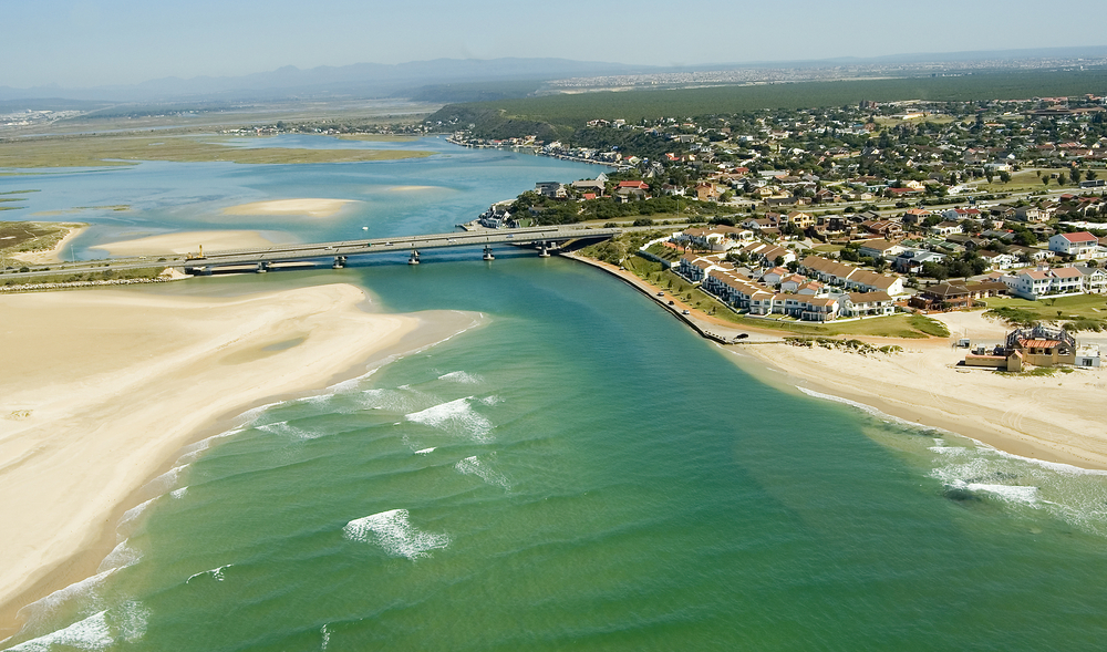 Aerial view of Humewood Beach, Port Elizabeth