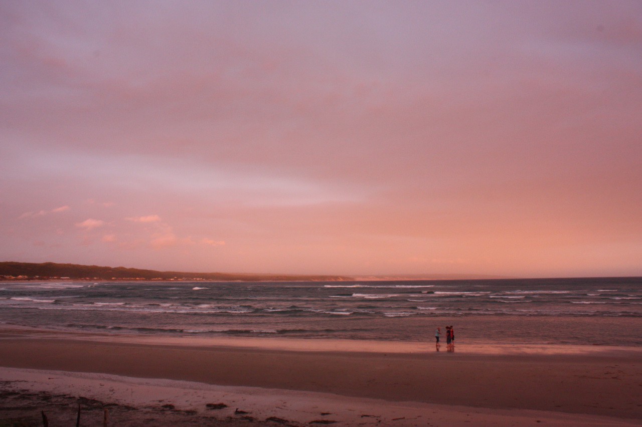 Beach at dusk