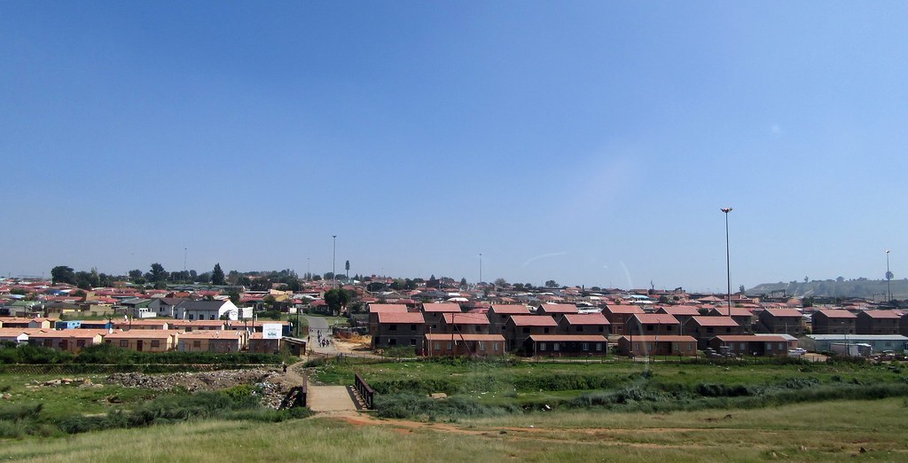 Regular housing in Soweto, Gauteng