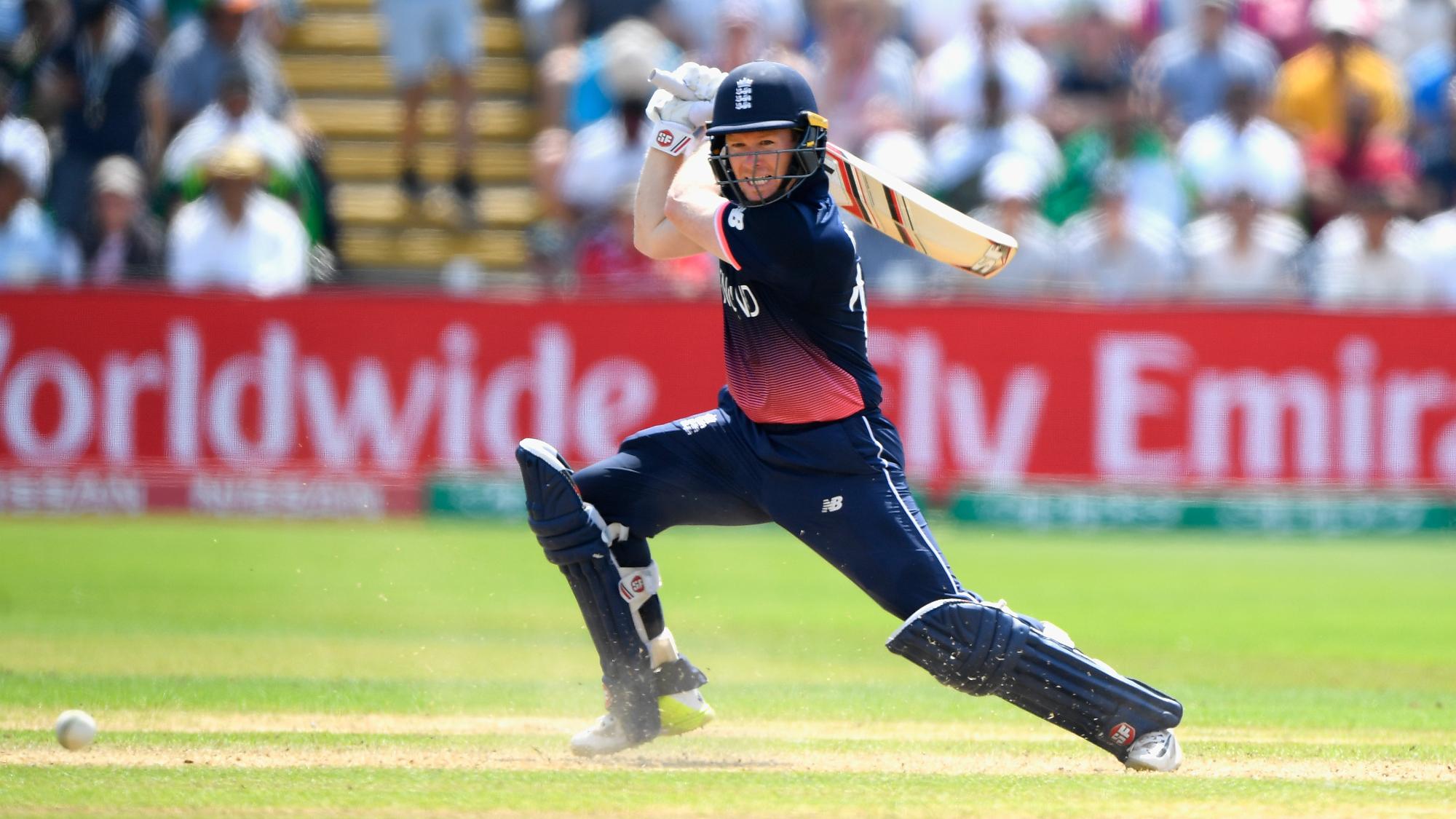 English batsman playing in the field.