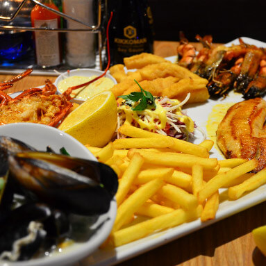 Sea food platter