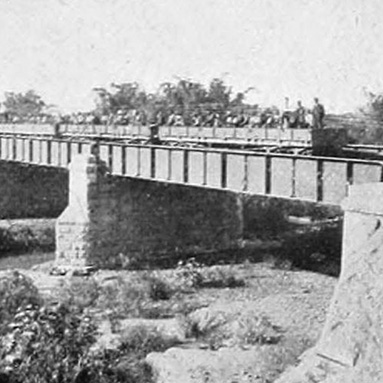   Umbilo bridge, south of Congella Railway Station, Durban 1880