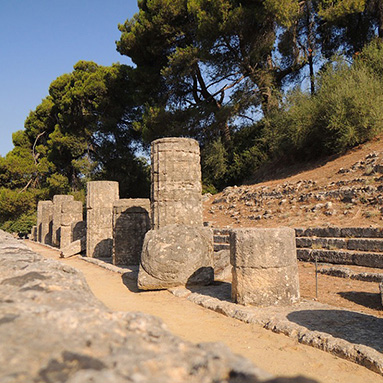 Greece Olympia site, Greece.