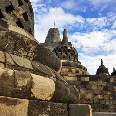 Borbodur Temple in Indonesia