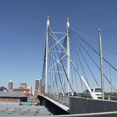 Nelson Mandela Bridge in Johannesburg