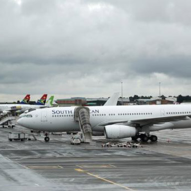 Planes at OR Tambo International airport