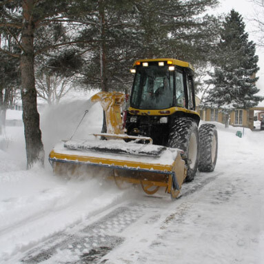 Snow removal truck