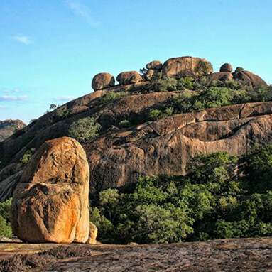 Mountain in Hwange National Park Zimbabwe