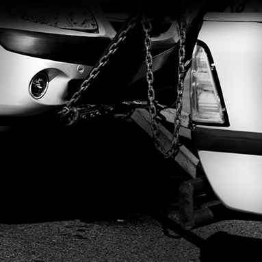 Close up shot of vehicle being towed | Assist benefits | Hippo.co.za insurance partner