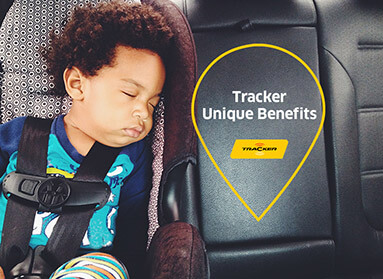 Infant asleep in car seat 